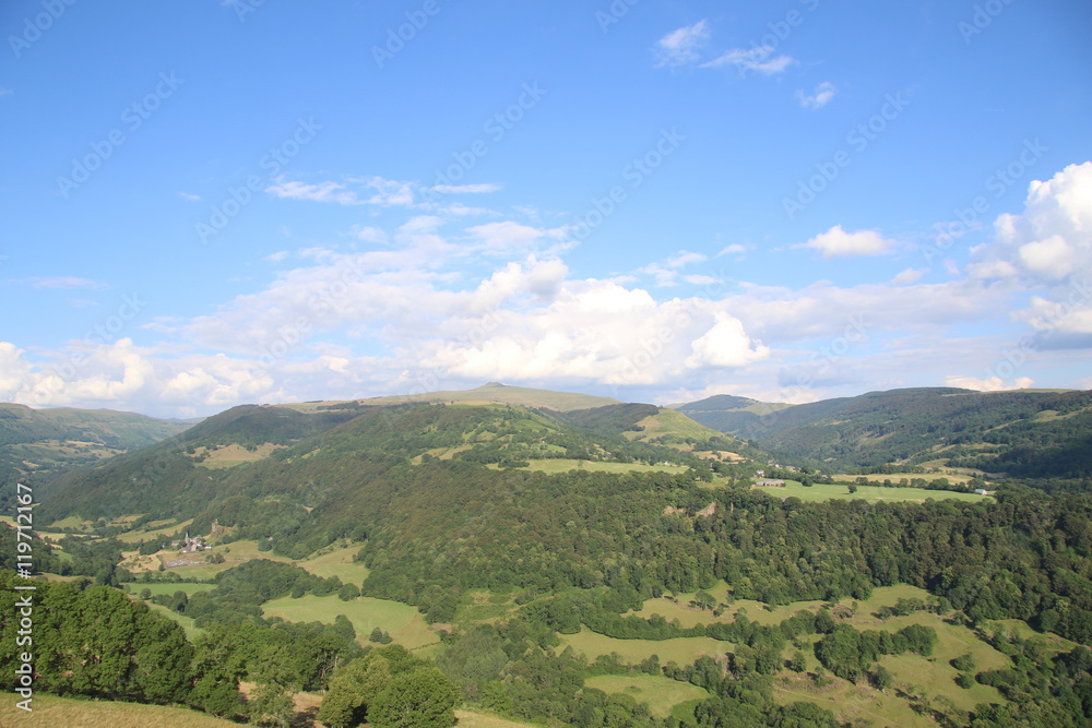 Naklejka premium Auvergne - Salers - Août 2016