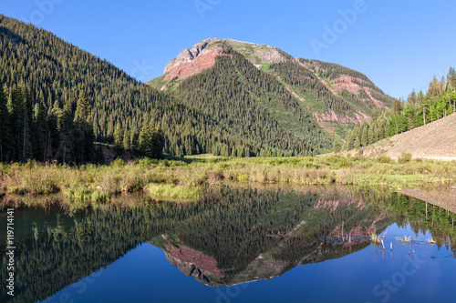 Scenic Colorado Mountain Reflection