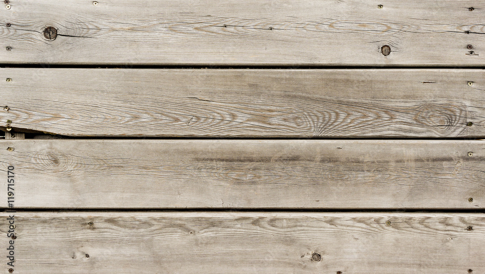 Obraz premium old wooden brown planks background with horizontal boards wood t