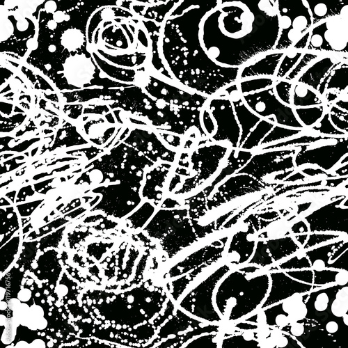 Splatter Dot Seamless Wallpaper Pattern.