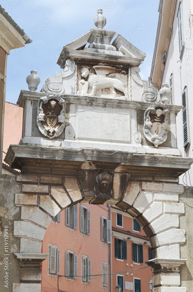 Balbi's Arch in Rovinj
