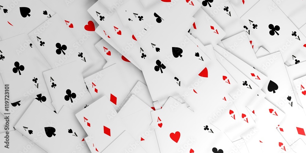 Playing cards background. 3d illustration Playing cards background. 3d illustration