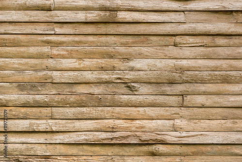 background and texture of decorative curved surface  old wood wa