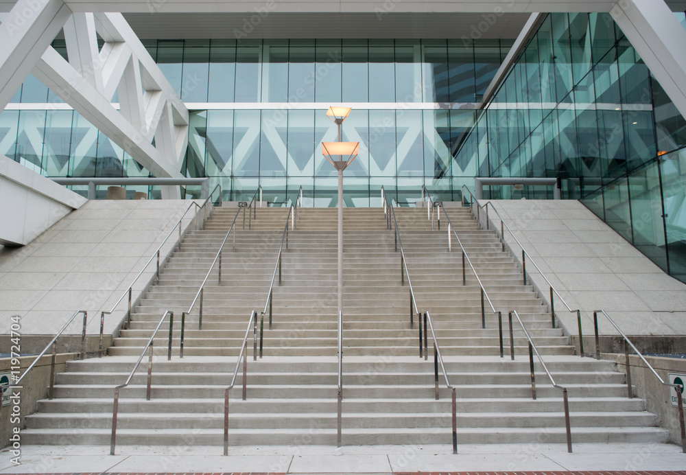 Fototapeta premium Convention Center in the Inner Harbor in Baltimore, Maryland