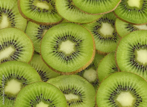 Kiwi slices for background