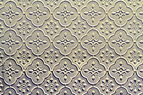 pattern on Background corrugated glass