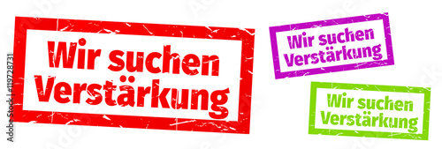 Wir suchen Verstärkung