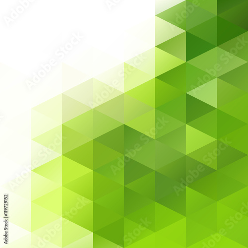 Green Grid Mosaic Background, Creative Design Templates