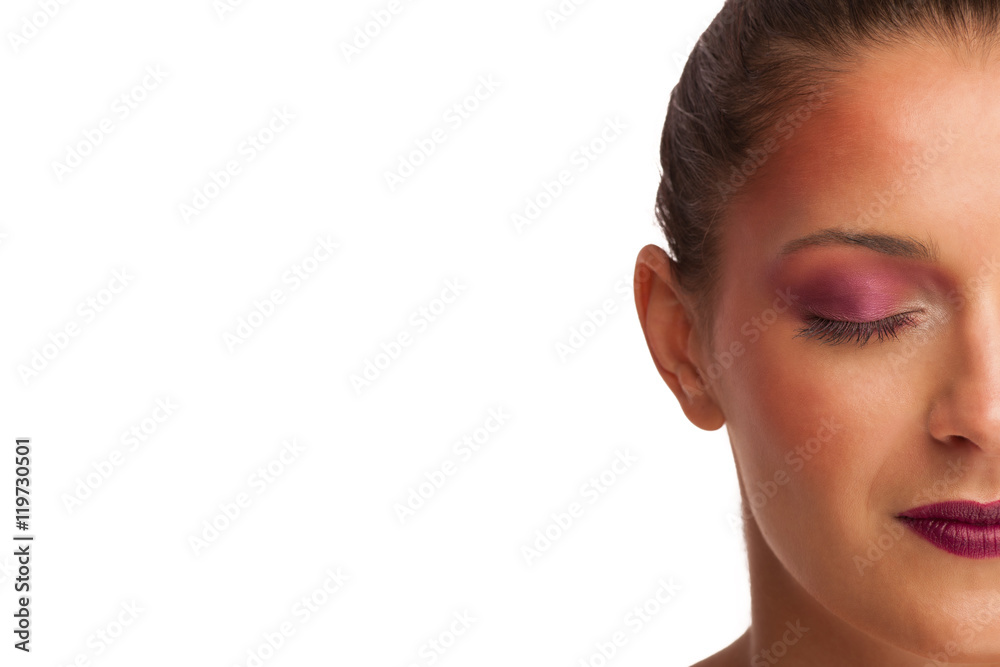 Beauty portrit of a beautiful brunette woman Beauty portrit of a beautiful brunette woman