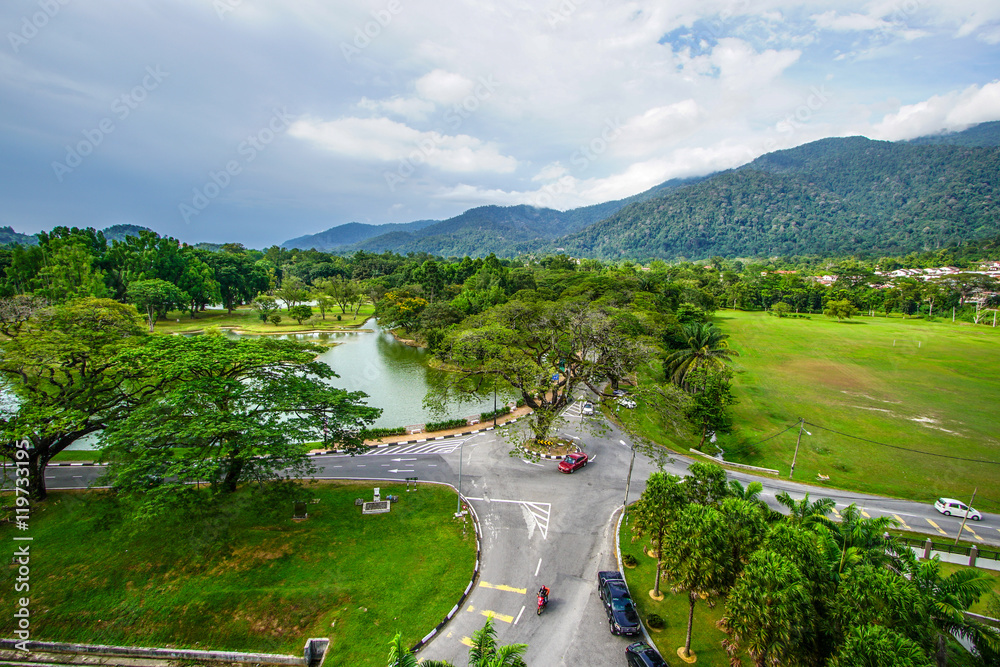 Fototapeta premium Beautiful Taiping Lake Gardens