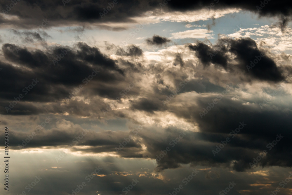 colorful dramatic sky with cloud at sunset colorful dramatic sky with cloud at sunset
