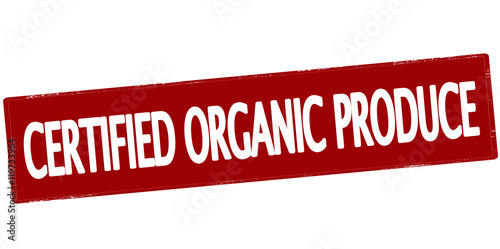 Certified organic produce