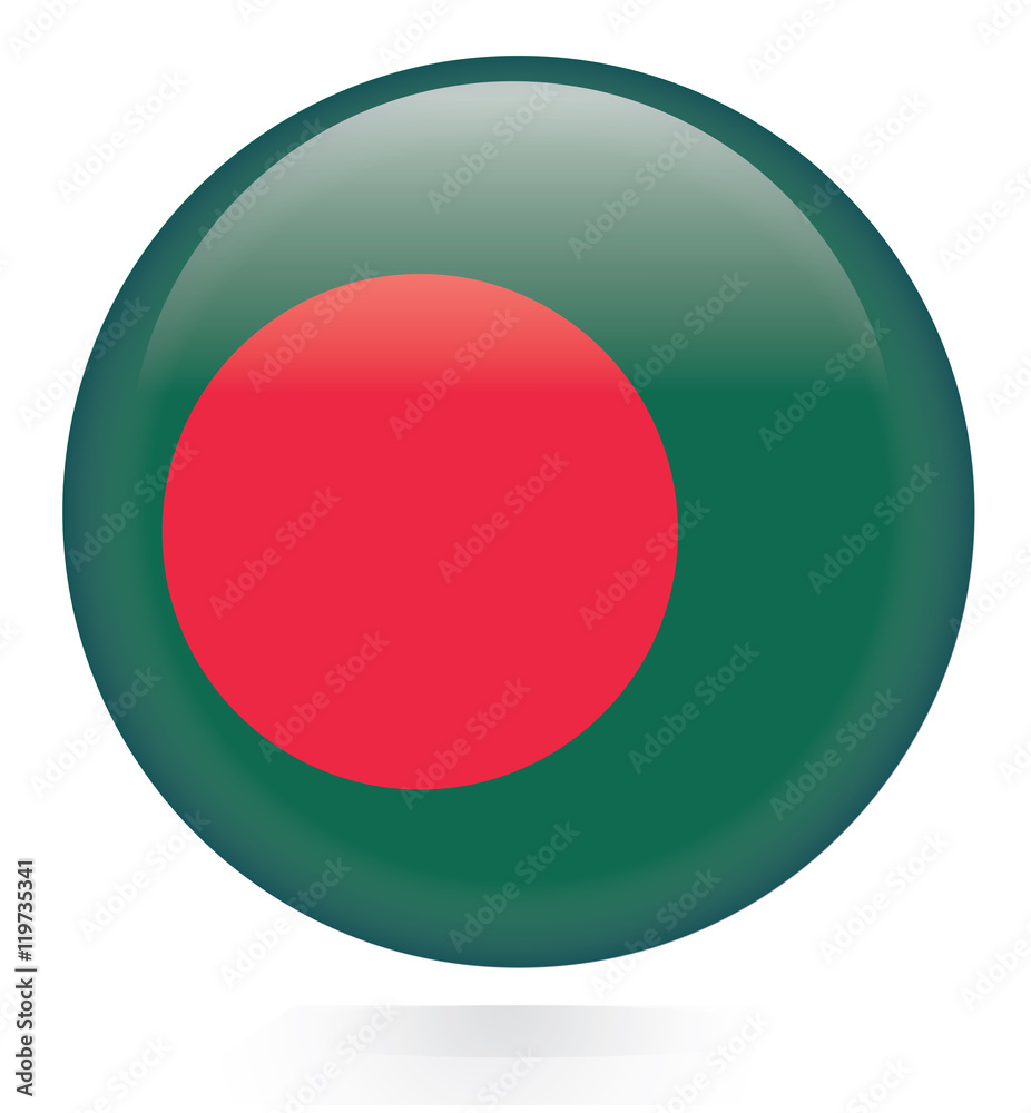 Bangladesh flag button Bangladesh flag button