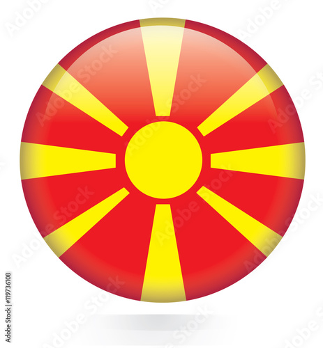 Macedonia flag button