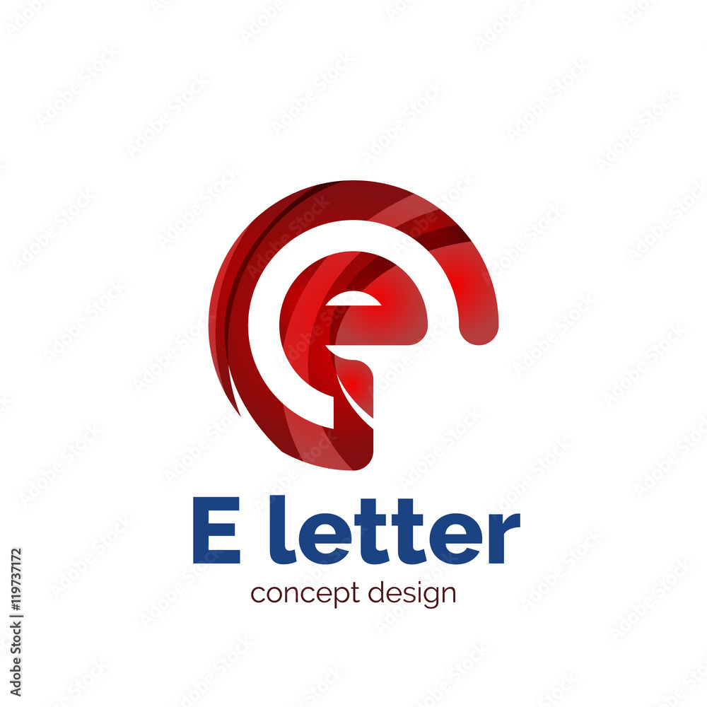 Vector letter concept logo template, abstract business icon Vector letter concept logo template, abstract business icon