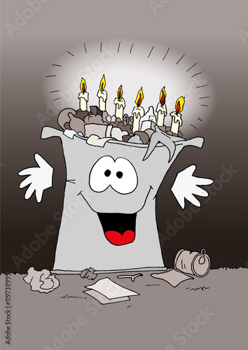 Bidone auguri