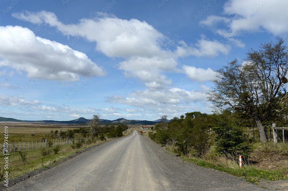 The road to Tierra del Fuego.