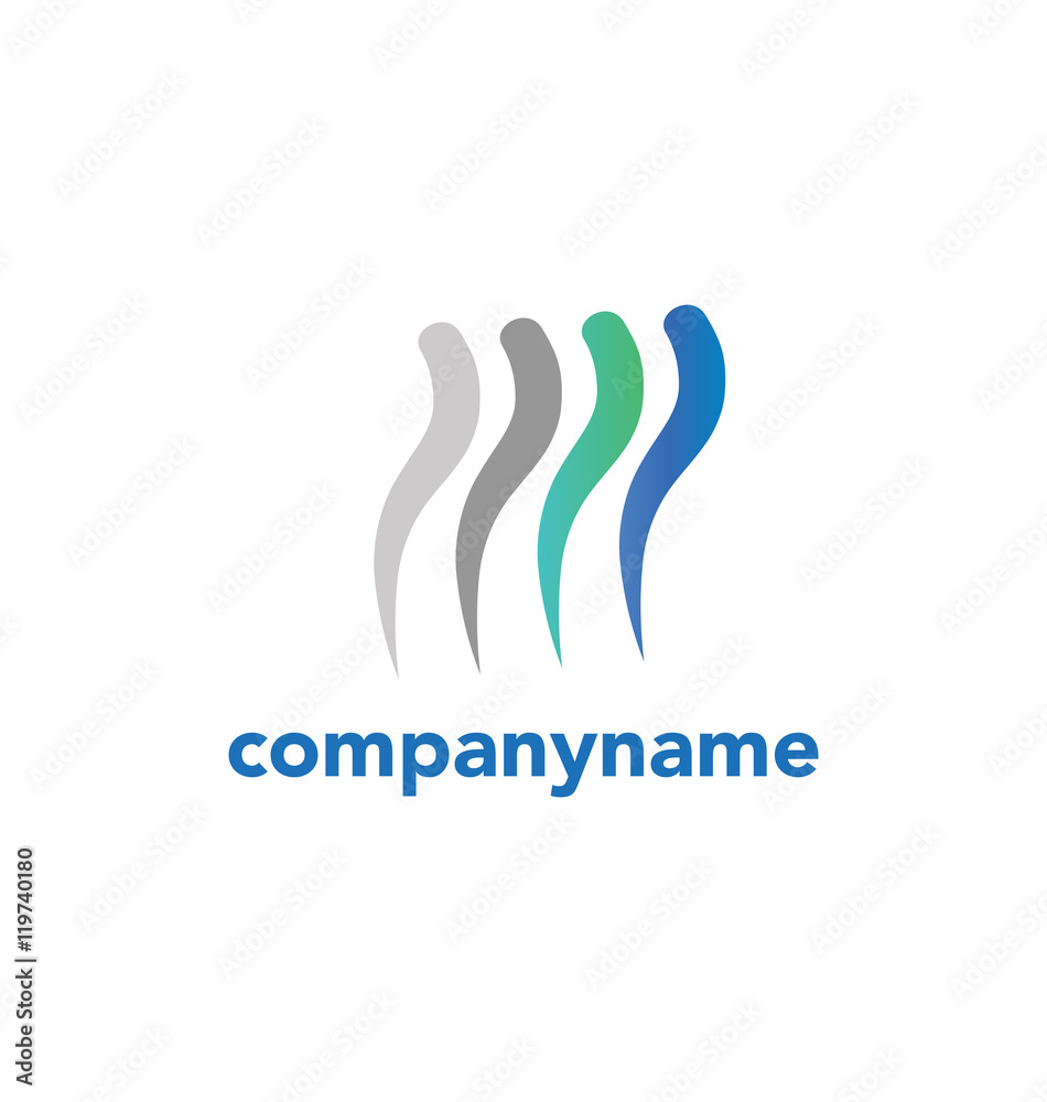 Obraz premium Abstract Vector Logo Design Template. Creative Concept Icon
