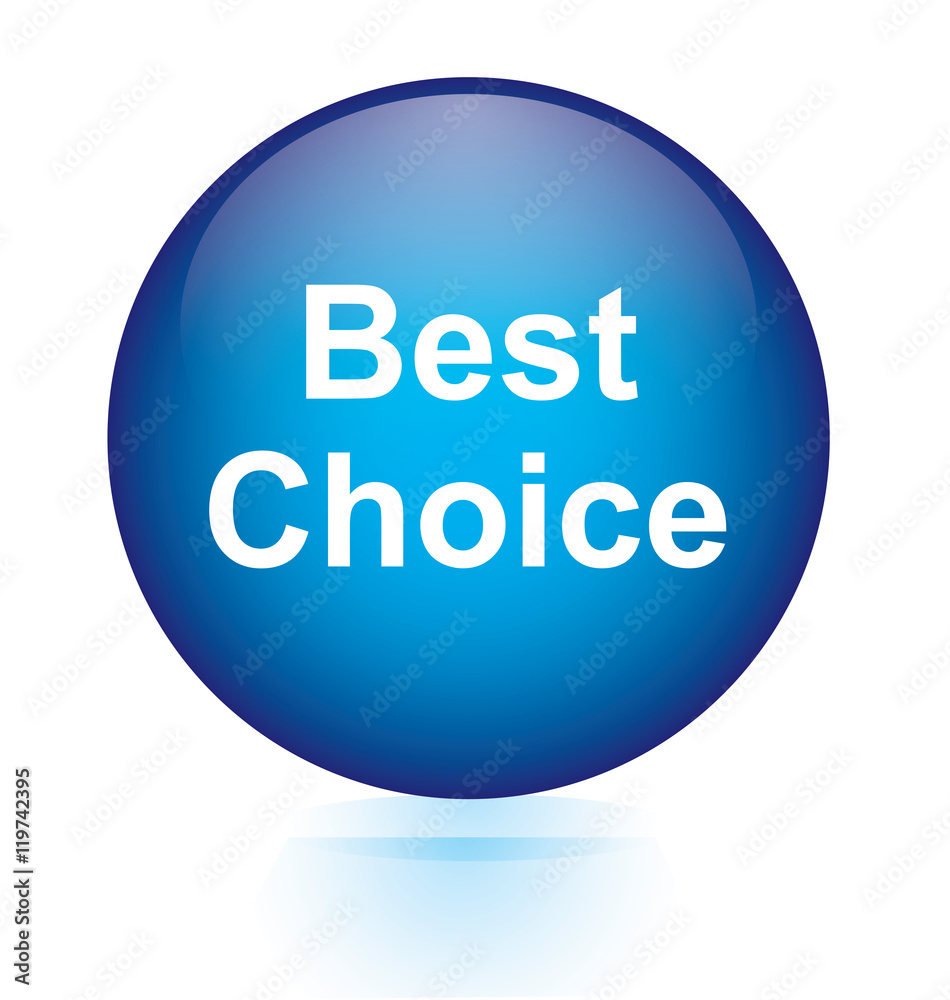 best choice blue button best choice blue button