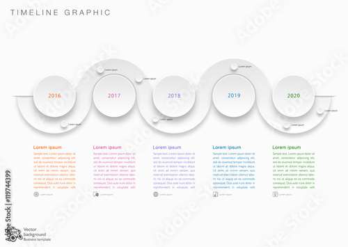 Infographics Vector Background #Timeline