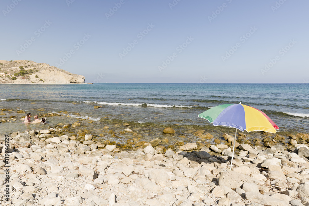 Creek puddle in Villajoyosa