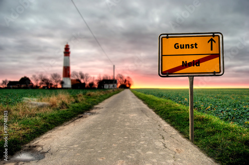 Schild 124 - Gunst photo