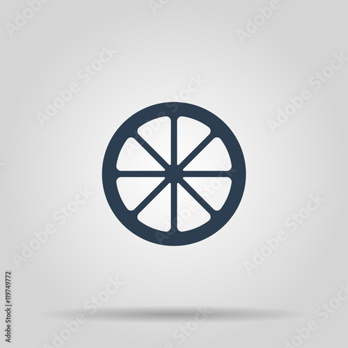 lemon vector icon