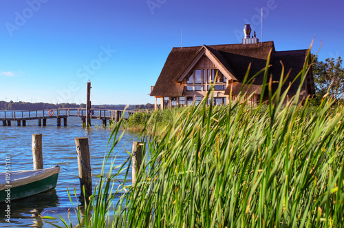Obraz na płótnie hemmelsdorfer see in der Naehe von Lübeck und ostsee w salonie