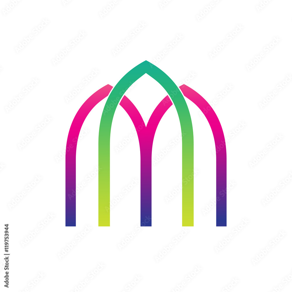 Abstract Letter M Logo Abstract Letter M Logo