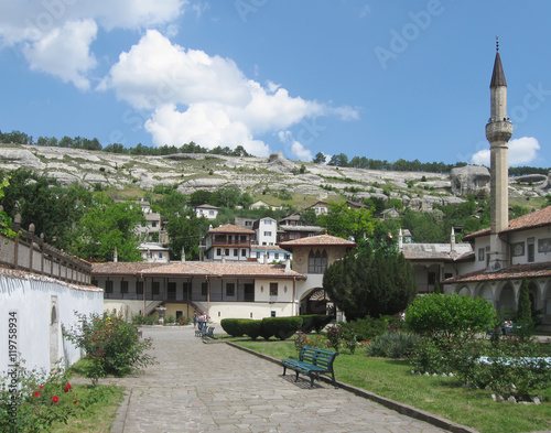 inner courtyard of Khan's Palace, Bakhchisaray, Crimea photo