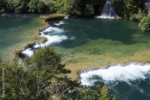 Krka Wasserf  lle in Kroatien