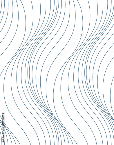 Vector ornamental continuous background made using undulate line