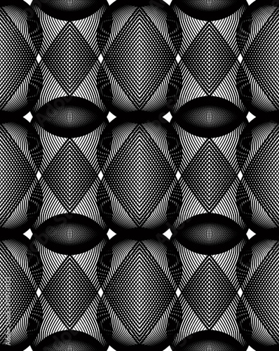 Ornate vector monochrome ab...