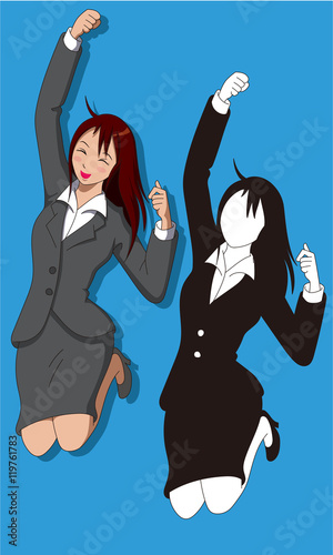 スーツの女性