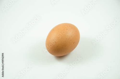 Isolated Egg With With White BackGround