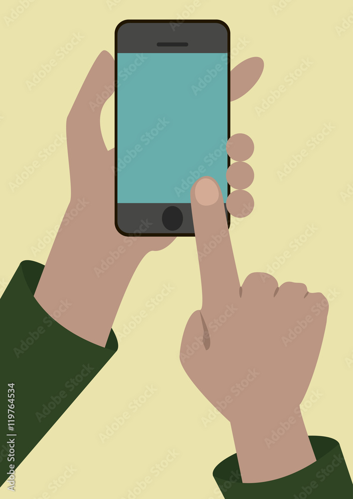 Image of Phone in Someone's Hands