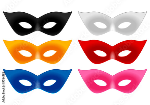 Carnival mask set