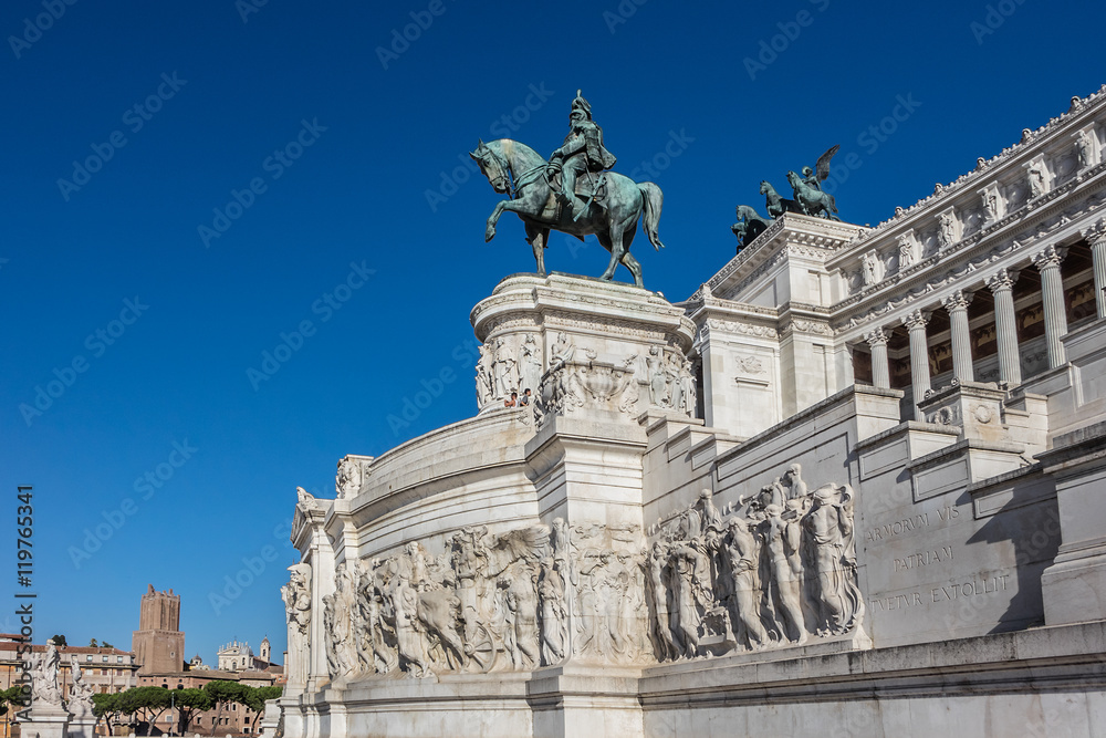 Victor Emmanuel II Monument (Altare della Patria). Rome, Italy.