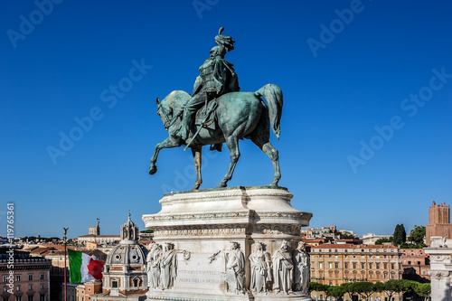 Victor Emmanuel II Monument (Altare della Patria). Rome, Italy.