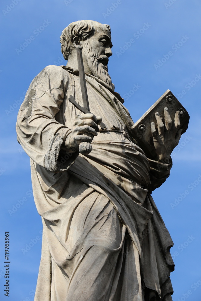 Statue du Château Saint-Ange à Rome