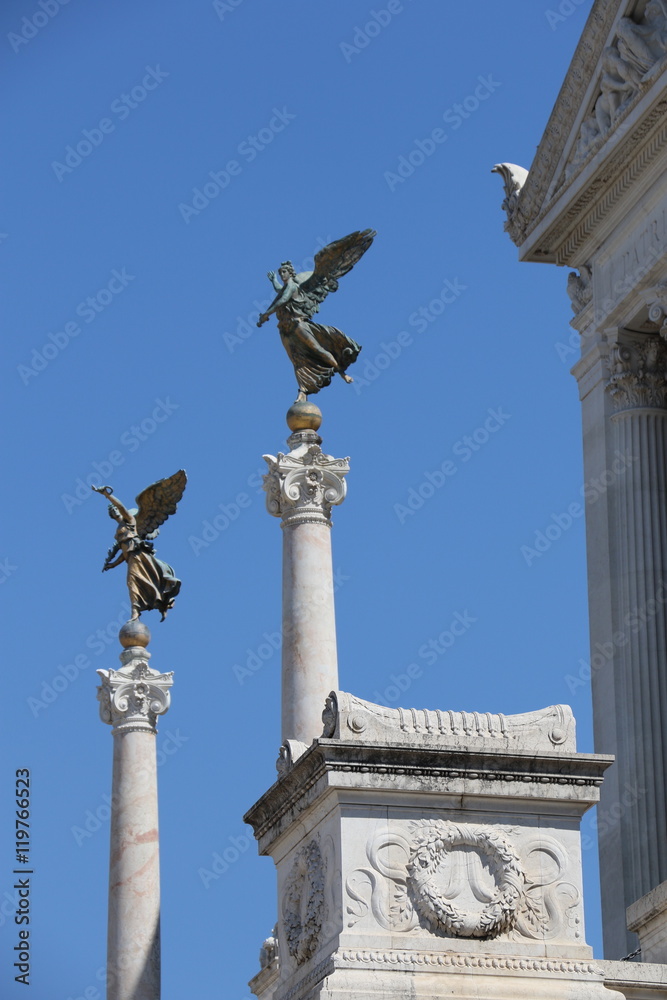 Détail du monument à Victor-Emmanuel II à Rome Détail du monument à Victor-Emmanuel II à Rome