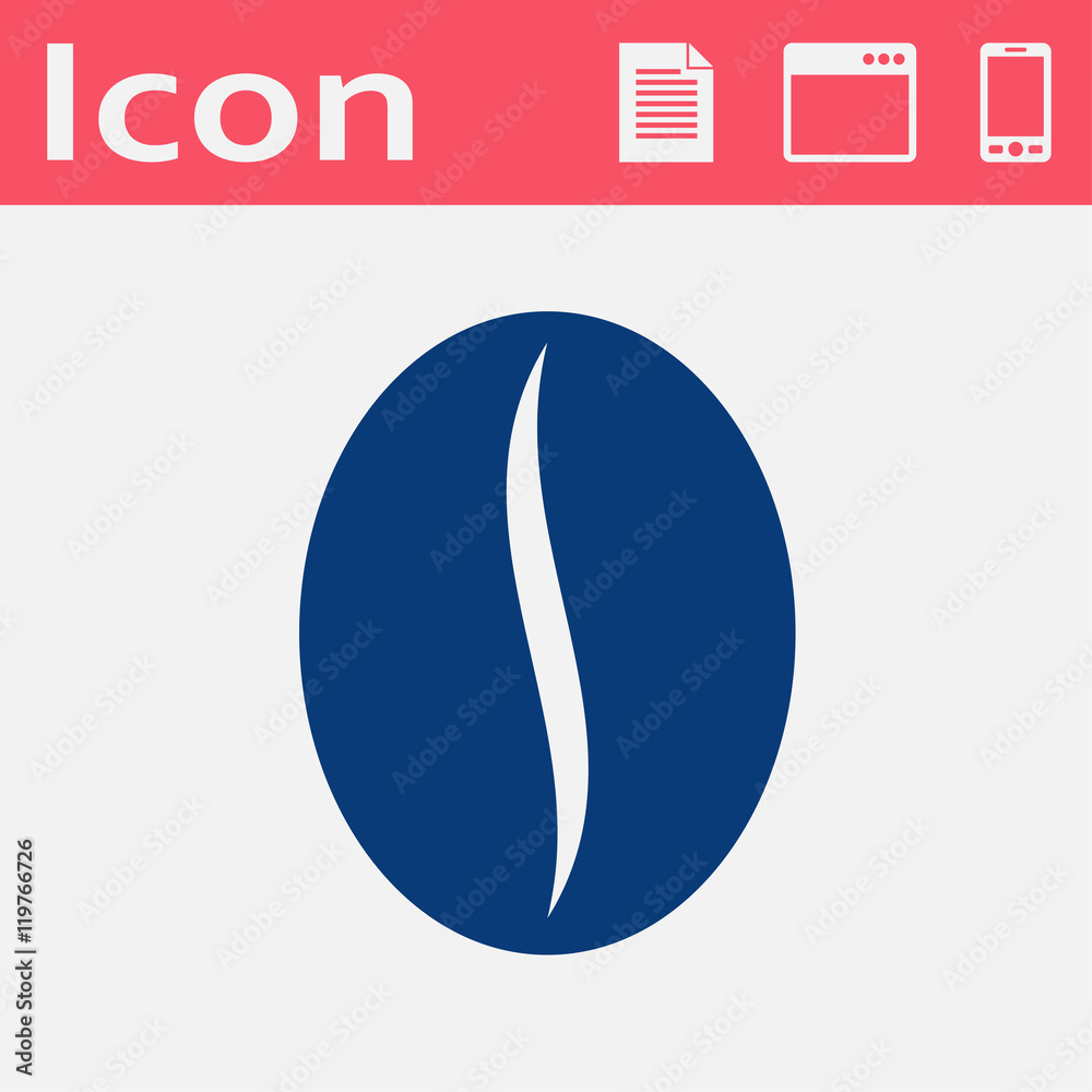 icon of coffee bean icon of coffee bean