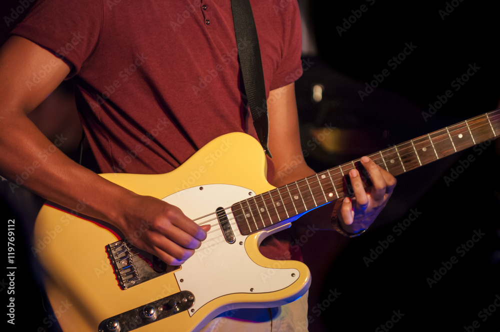 Obraz premium guitariste