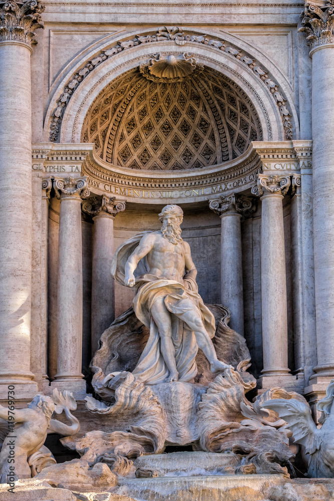 Trevi Fountain (architect Nicola Salvi, 1762). Rome, Italy.