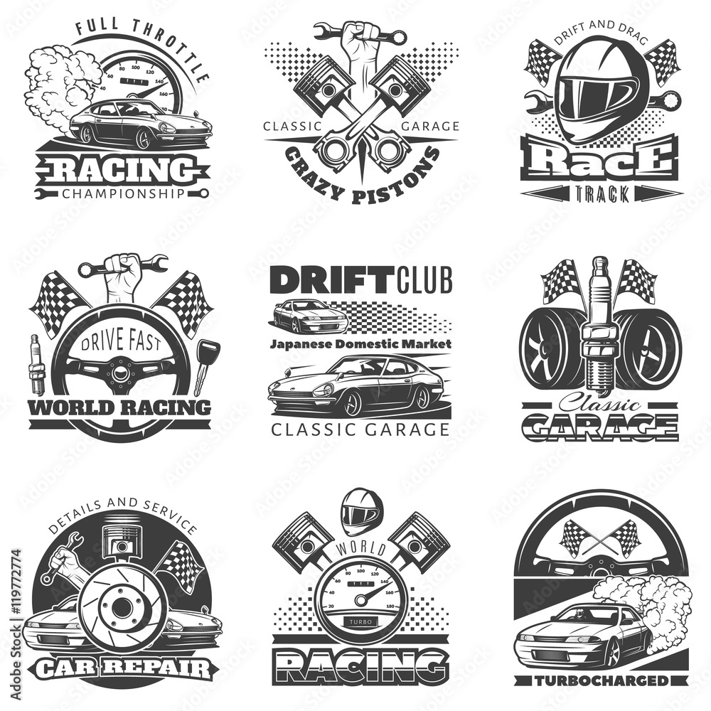 743 Racing Car Logo Stock Photos, High-Res Pictures, and Images - Getty  Images