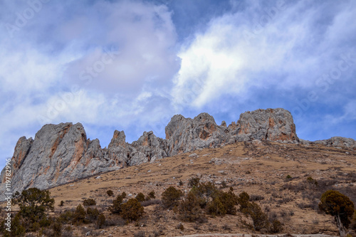 Mountains in Tibetan Plateau Qinghai province in China