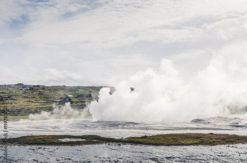 volcanic fields of Hveravellir, Iceland