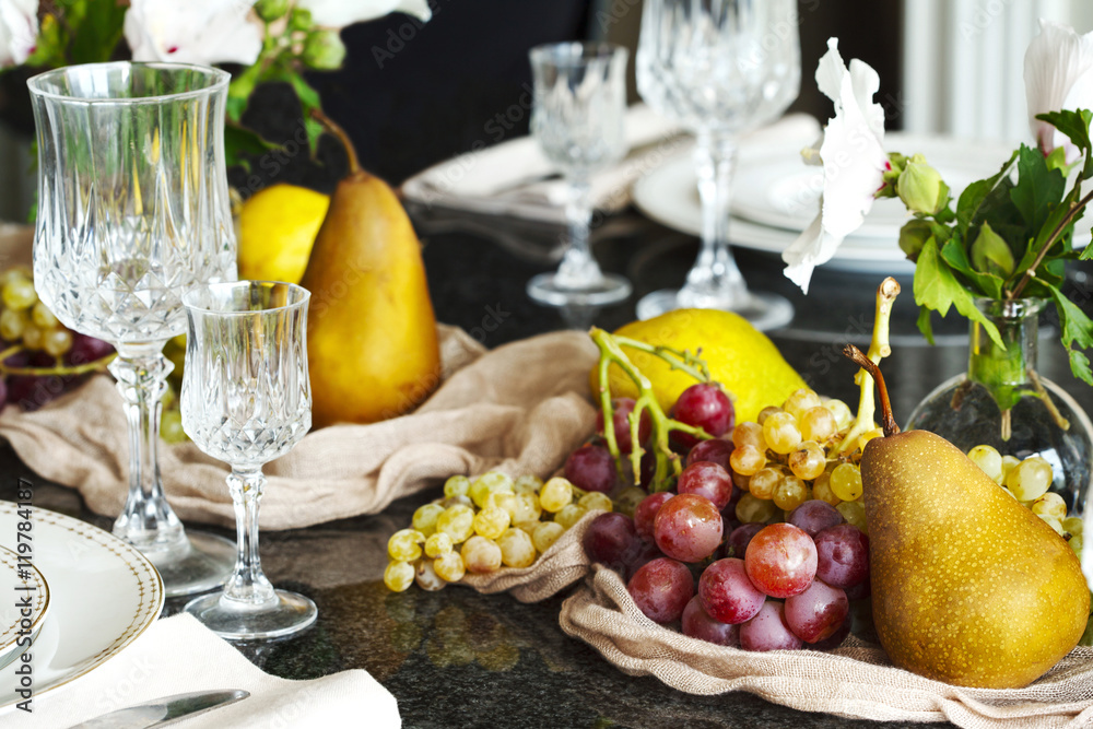 Thanksgiving table setting Thanksgiving table setting