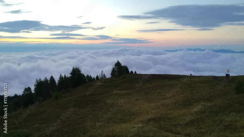 Amazing morning in Gerlitzen Apls in Austria.Inverse weather. Amazing morning in Gerlitzen Apls in Austria.Inverse weather.