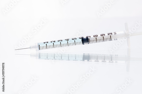 Syringes on isolated